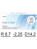 Контактные линзы Clear 1-day R8.7 (30 шт.) -2.25 бренд Clearlab продавец Продавец № 322163