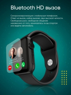 X7 pro smart watch. IP aux переходник фото с инфографикой для маркетплейса.