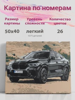 Картина по номерам bmw