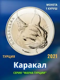 Коллекционная монета Турции Каракал 2021