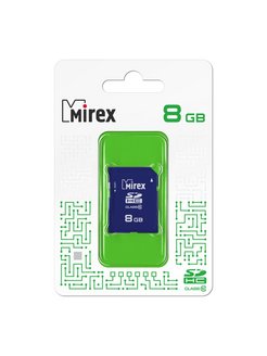 Карта памяти mirex sdhc 8 гб