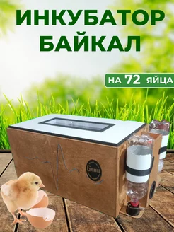 Инкубатор цифровой Блиц Байкал на 72 яйца (220 12 В)