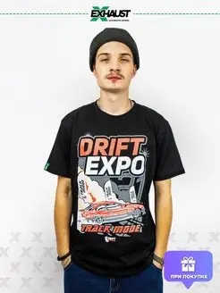 Футболка с принтом DRIFT EXPO BMW E36