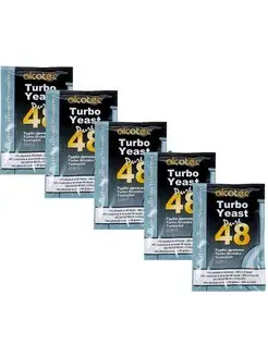 Дрожжи спиртовые 48 Turbo Pure, 5 упаковок