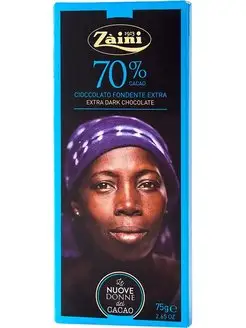 Горький шоколад 70% Women of cocoa, 75г