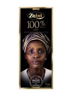 Горький шоколад 100% какао Women of cocoa, 75г