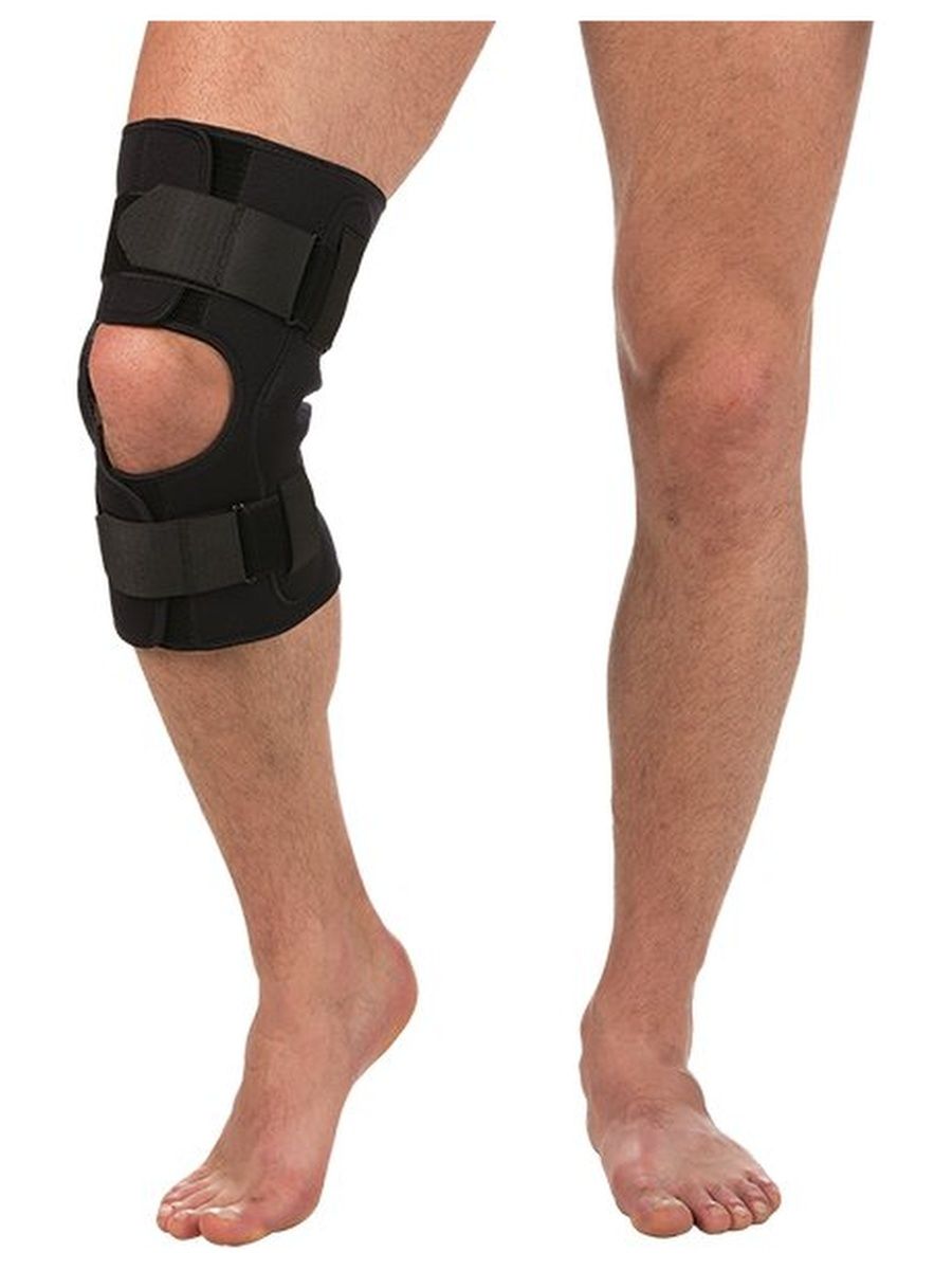 Бандаж на коленный сустав разъемный с полицентрическими шарнирами ks 050