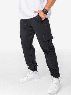 Брюки мужские штаны карго с карманами спортивные черные HappyFox 114280376 купить за 870 ₽ в интернет-магазине Wildberries