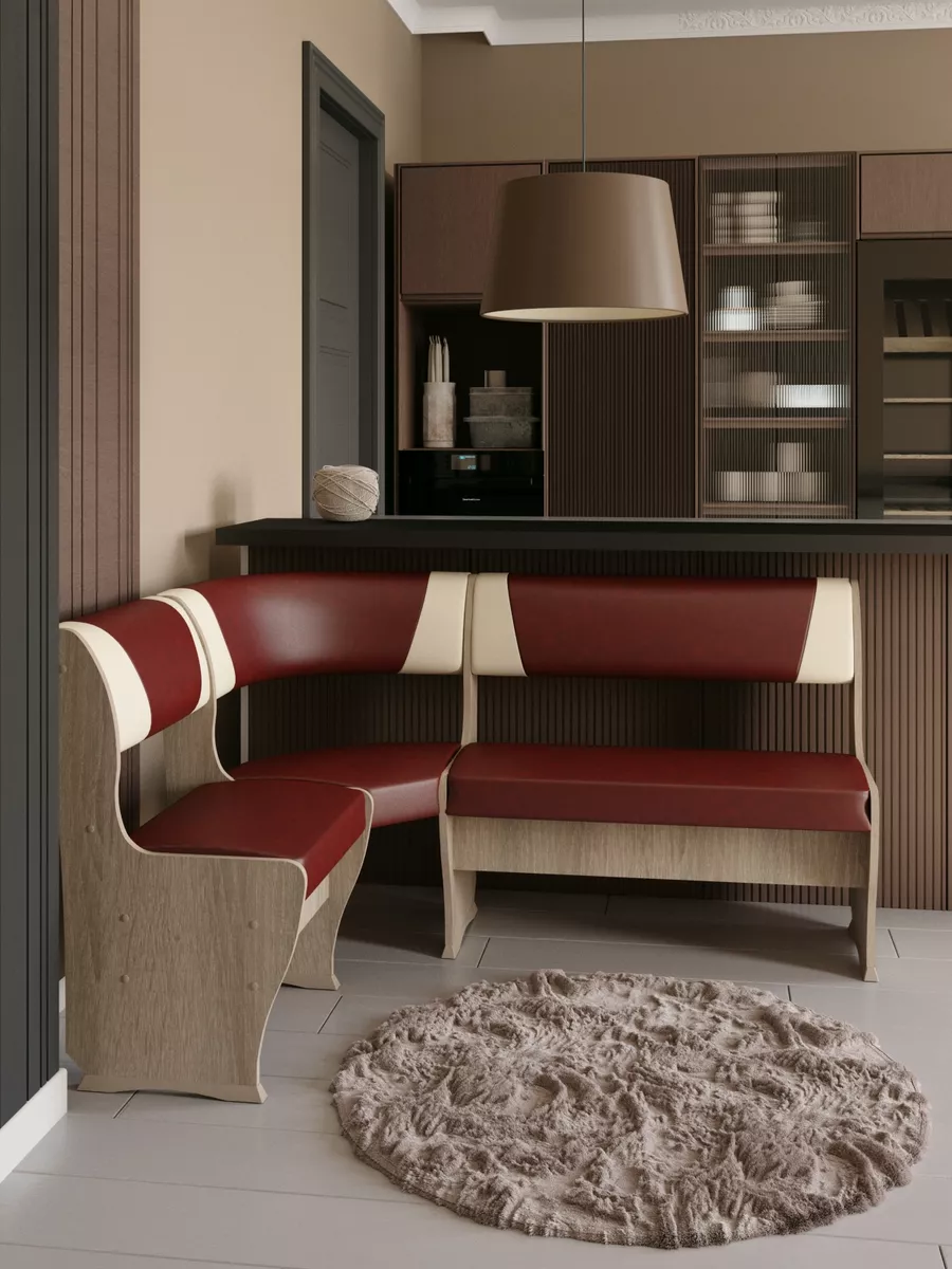 Кожаный диван «Еврокнижка» для квартиры и дома