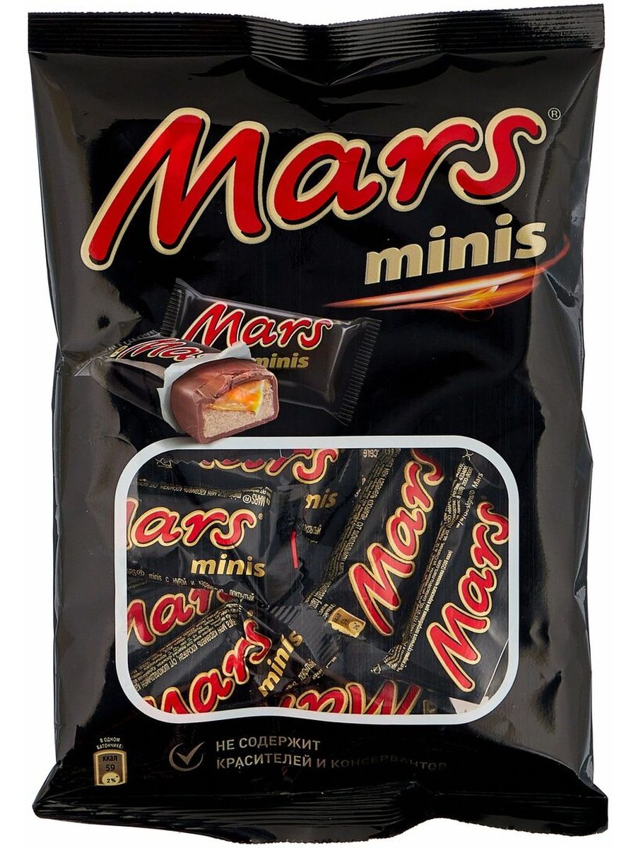 Батончик Mars Minis 182г Mars