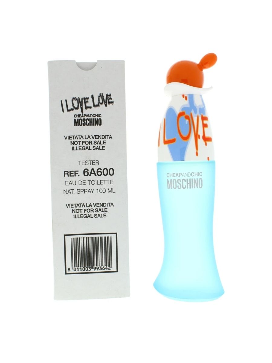 Москино лав лав. Moschino cheap & Chic i Love Love EDT, 100 ml. Moschino cheap & Chic i Love love100 мл. Тестер. Туалетная вода лав лав Москино. Moschino i Love Love 100ml EDT.