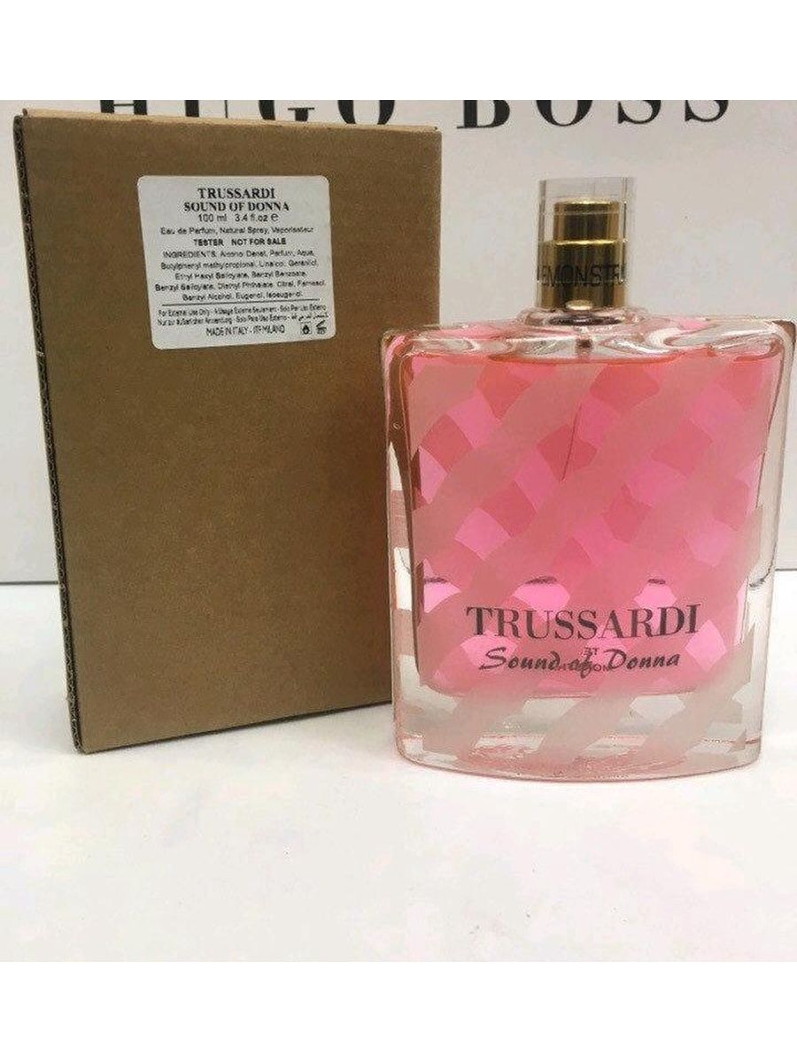 Труссарди саунд оф донна. Туалетная вода Trussardi Sound of Donna 100. Trussardi Sound of Donna (женские) 100ml парфюмерная вода *тестер. Trussardi Sound of Donna тестер. Trussardi Sound of Donna EDP 100ml тестер жен.