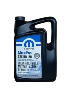 Моторное масло MaxPro 5w20 5л. 68218891AC