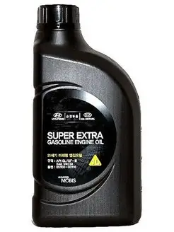 Моторное масло KIA Super Extra Gasoline 5W30 1л. 510000110