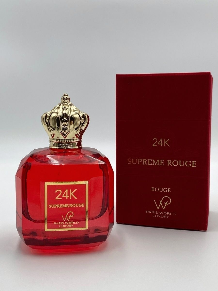 24k supreme rouge world luxury. Духи Supreme rouge 24k. 24k Supreme rouge EDP. Paris World Luxury 24k Supreme rouge Рени. Paris World Luxury 24k Supreme rouge 100 мл.