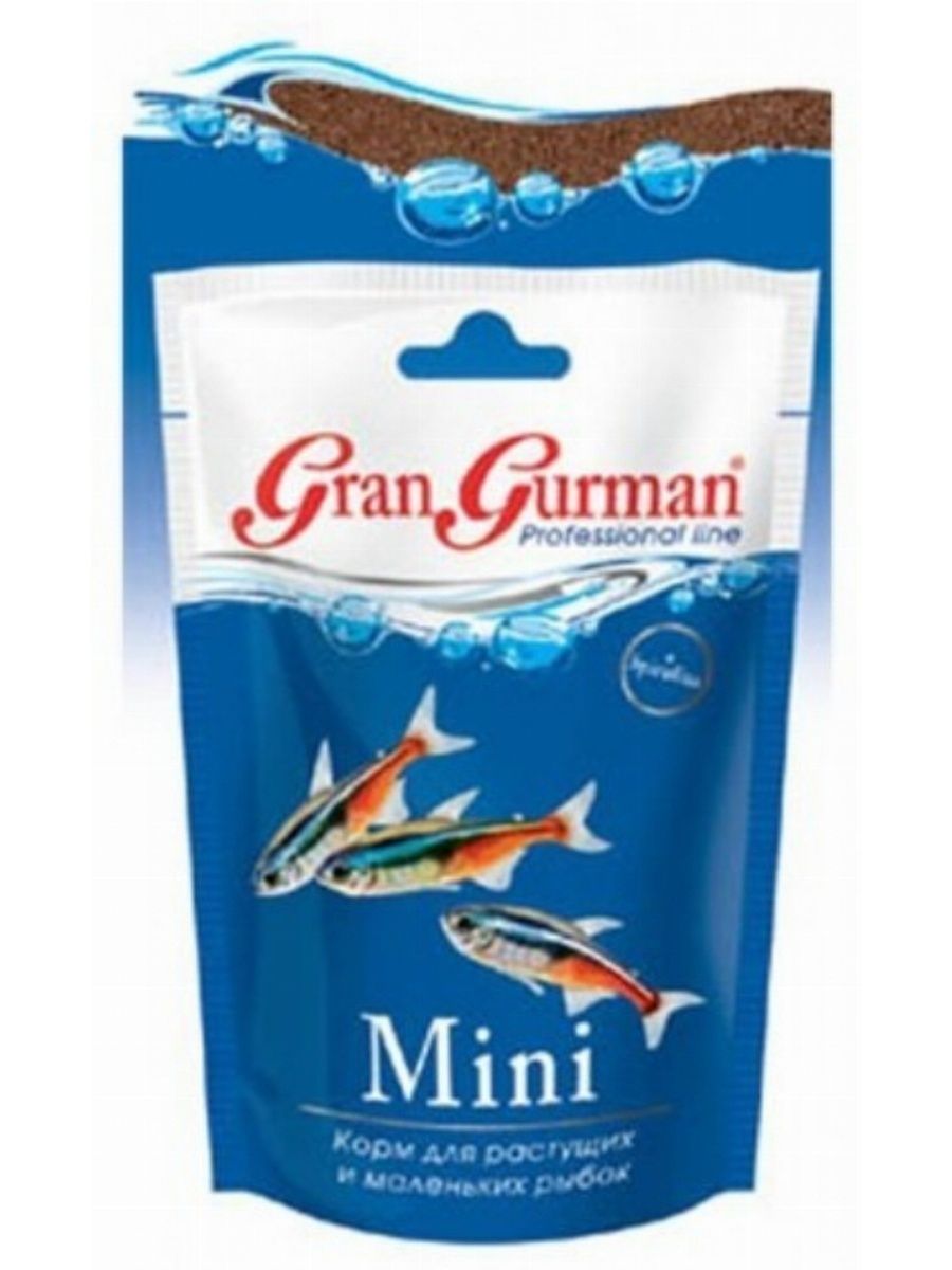 Корм гран. Корм Gran Gurman Mini. Корм для рыб Гран Гурман Vitamin. Рыба маленький Гурман. Gran Gurman Vitamin, пакет 30г.