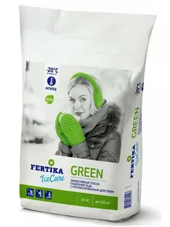 Противогололедный реагент IceCare GREEN, 10 кг