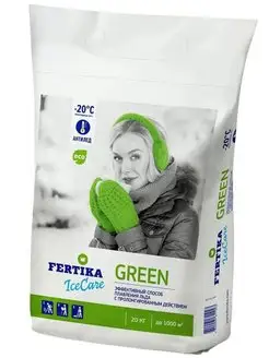 Противогололедный реагент IceCare GREEN, 20 кг