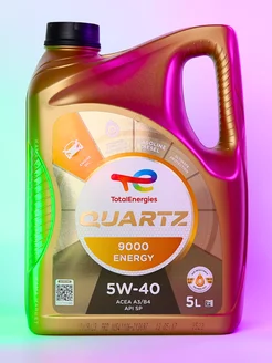 Quartz 9000 Energy моторное масло 5W40 синтетическое 5л