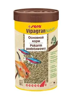 Корм для рыб в гранулах VIPAGRAN, 250 мл